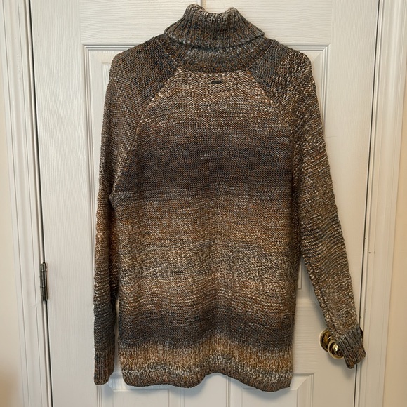 Prana Autum Rein Wool Blend Turtle Neck Tunic Sweater Size Large - Picture 4 of 8